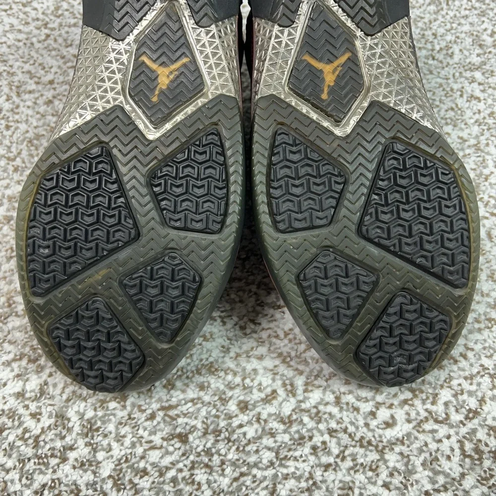 Jordan Shoes Mens Size 9.5 Brown Air‎ Jordan 22 OG Basketball Leather Sneakers